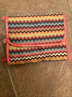 Missoni Multicolor Hanging Makeup Organizer Polyester with Zipper Pockets/Valet